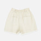 linen blend short pants