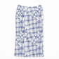 Metallic Check Print Tight Skirt