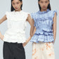 ruffle gather top