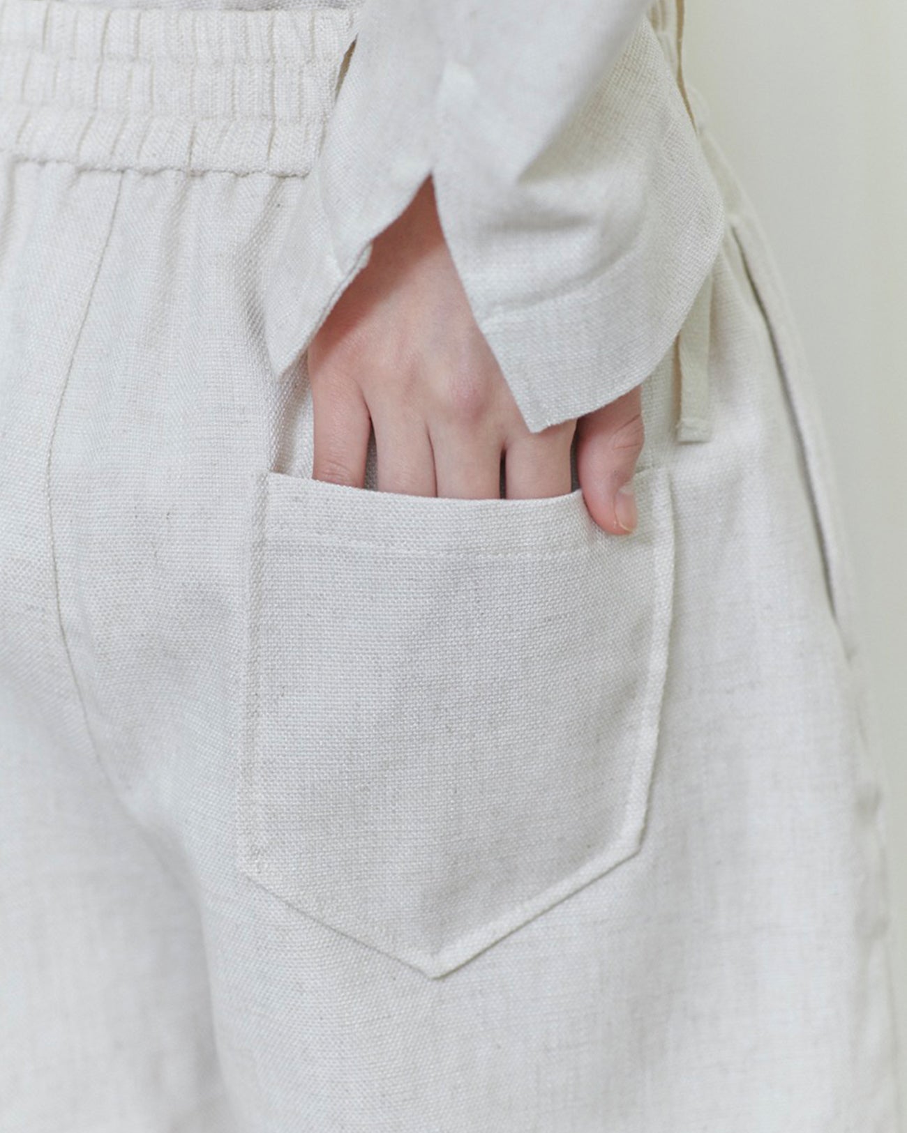 linen blend short pants – tiit tokyo