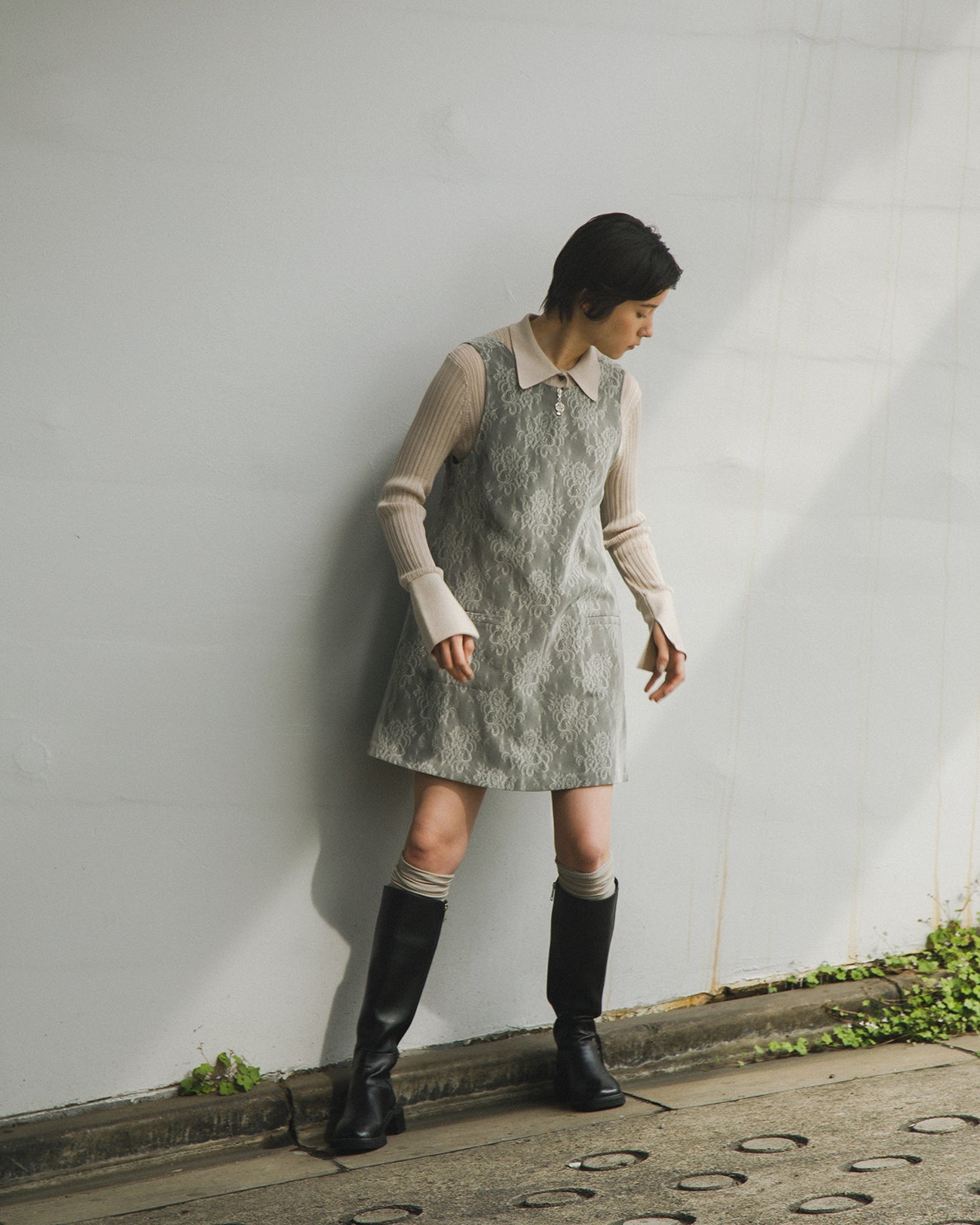 lace bonding dress