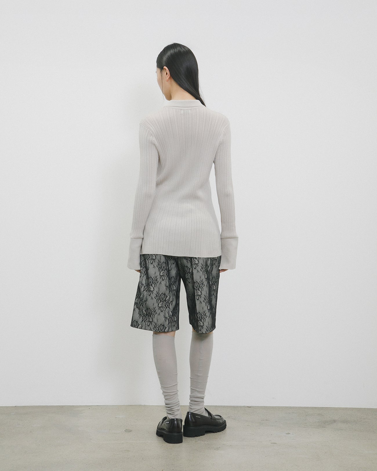 knit rib shirt