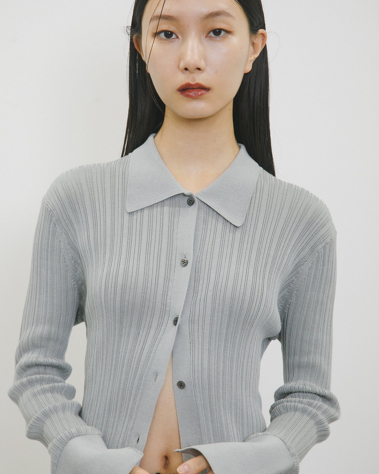 knit rib shirt