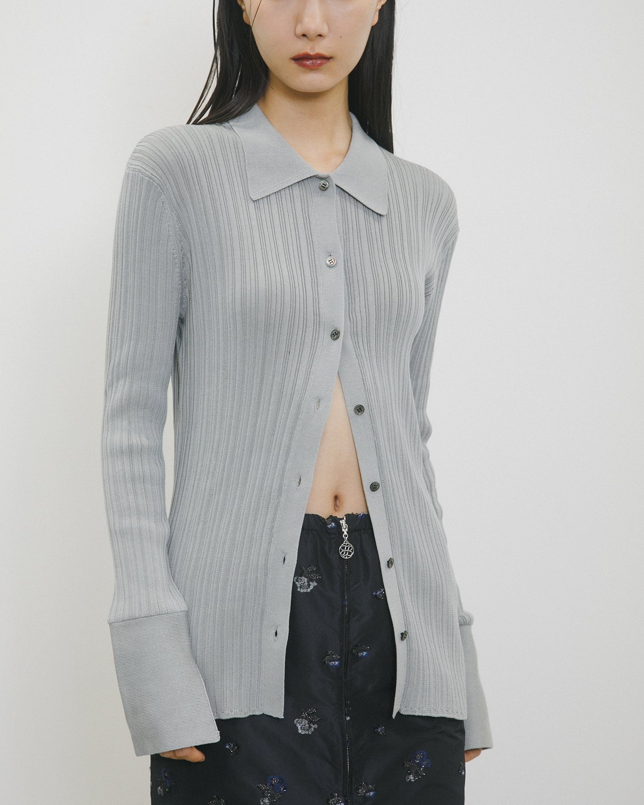 knit rib shirt