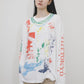 グラフィックロングTシャツ