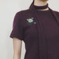 タイ付きファジーTシャツ