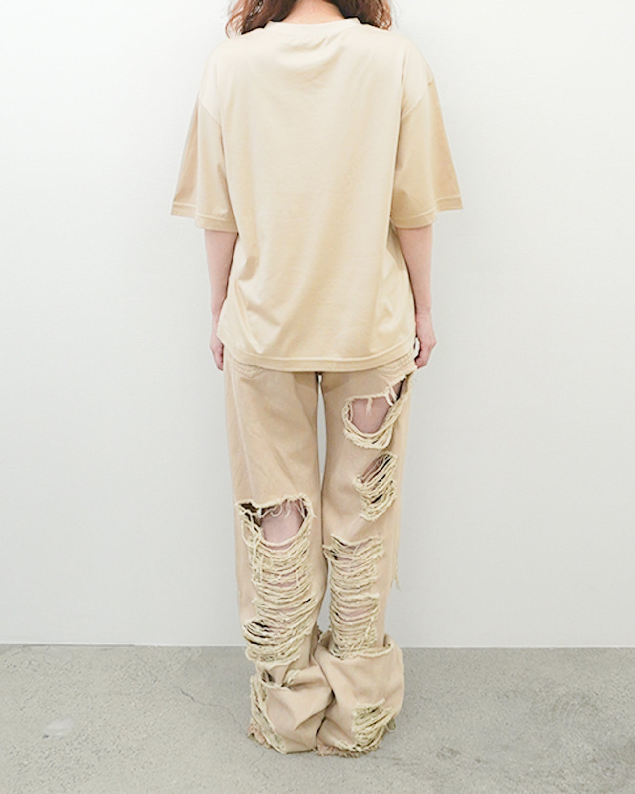 【HOHOEMI × tiit tokyo】original T shirt (beige)