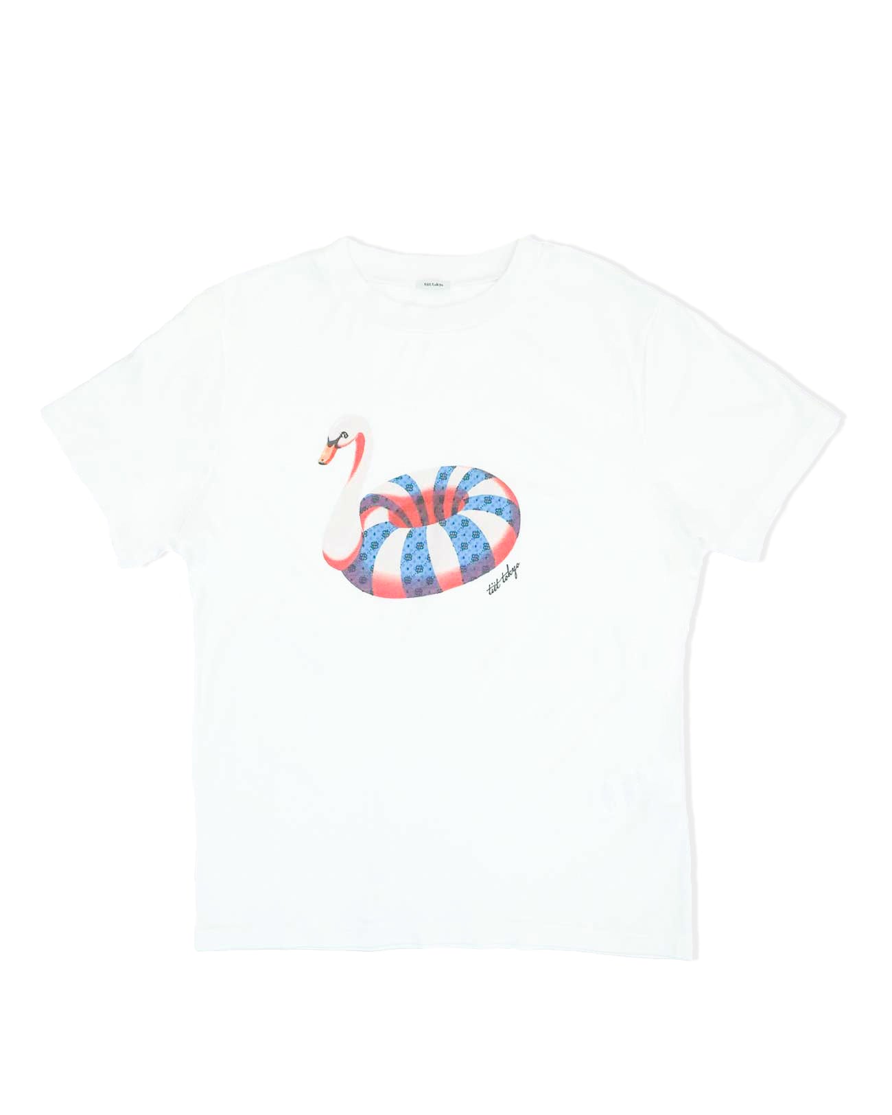 【HOHOEMI × tiit tokyo】original T shirt (white)