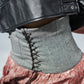 damask pleats skirt