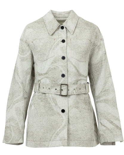 ジャカードブルゾン